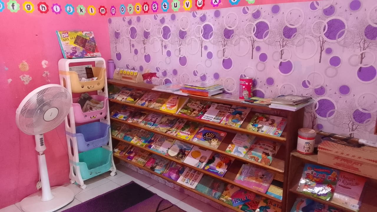 Pojok baca TK Nurul Islam